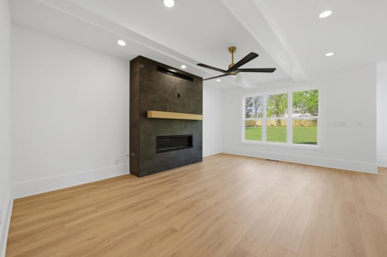 Living Room fireplace wall